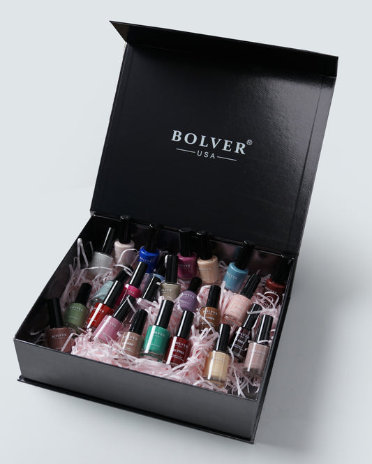 صندوق طلاء أظافر 25 لون مميز