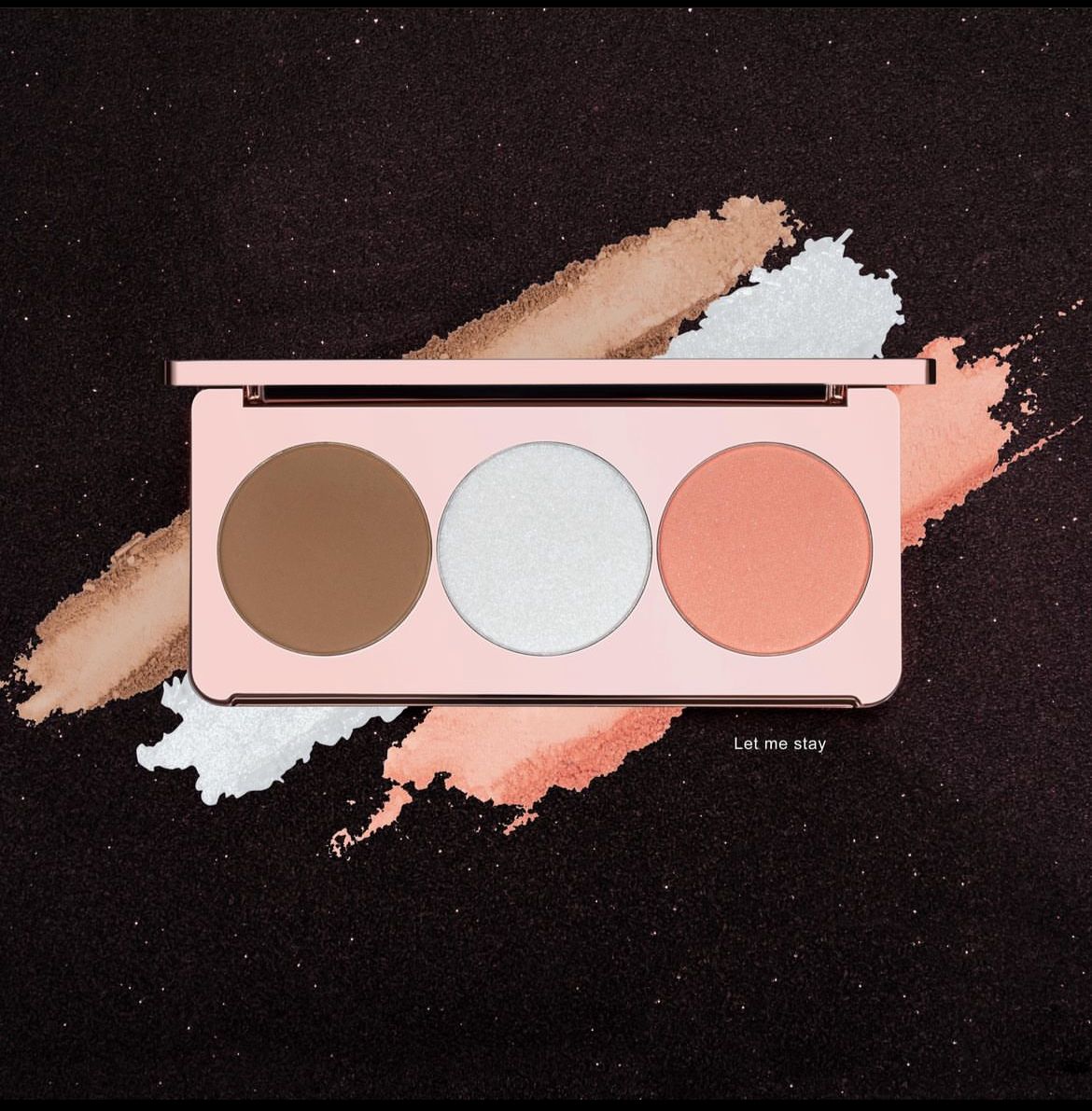 Trio Highlighter Palette LET ME STAY 02 - Bolver Cosmetics