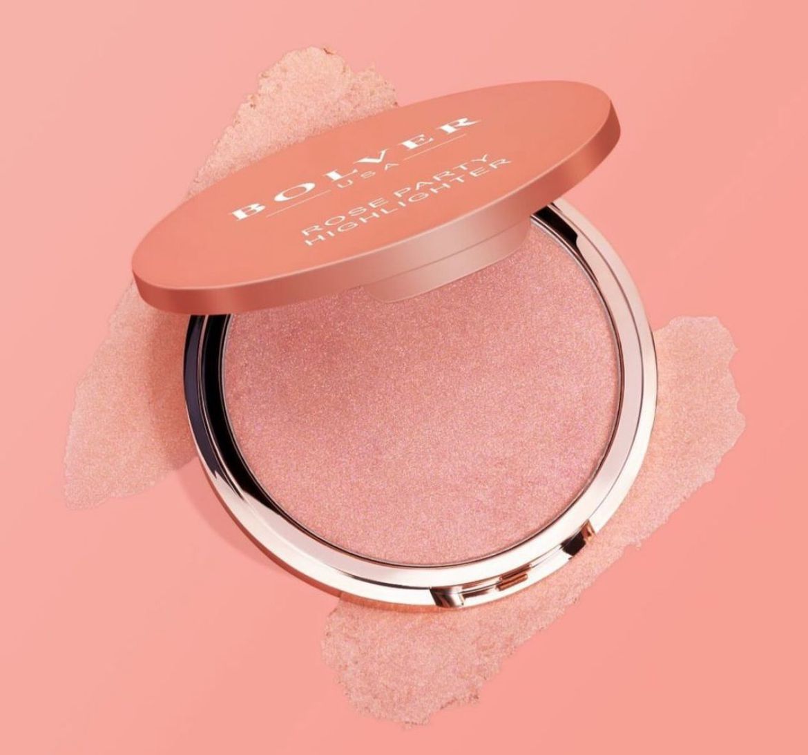 Rose Party Lighting Face Highlighter PR02 - Bolver Cosmetics