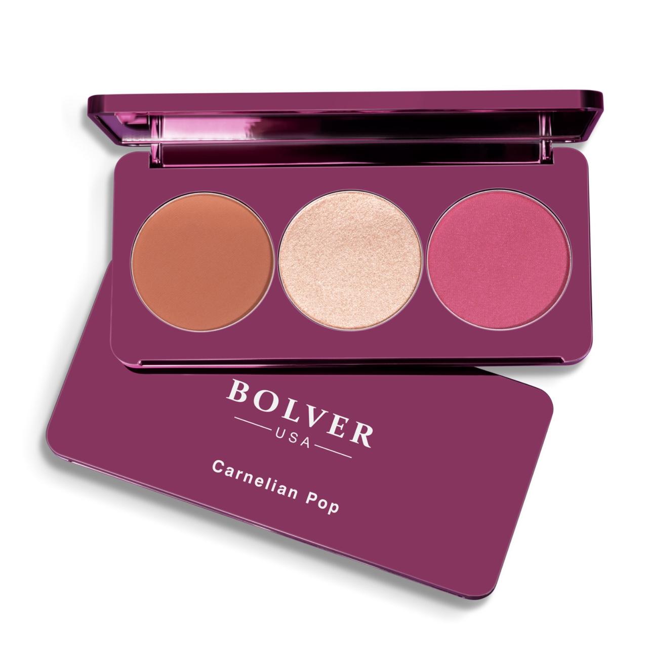 لوحة هايلايتر ثلاثية POP03 - Bolver Cosmetics