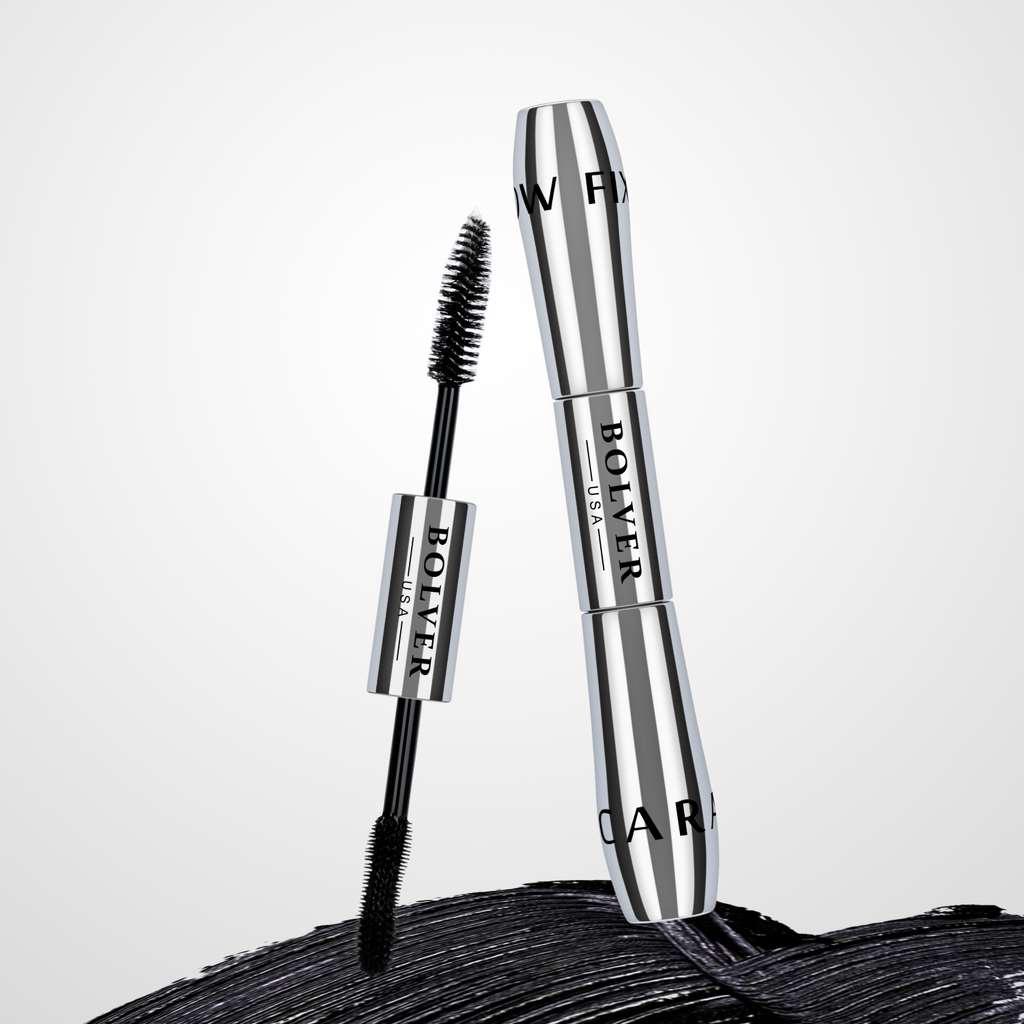 ماسكارا دابل لاش 2 في 1 لتكثيف الرموش وتثبيت الحواجب من بولفير