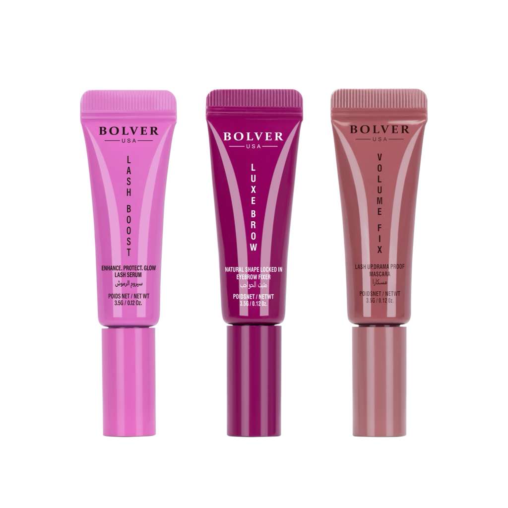 طقم 3 في 1 – ميني (ماسكارا + سيروم رموش + مثبت حواجب)